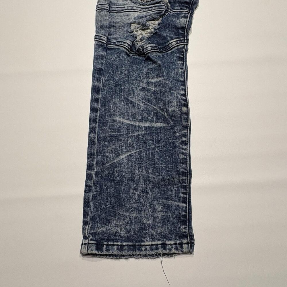 Decibel Men’s Distressed Acid Wash Moto Jeans – 36x32 - Picture 9 of 16